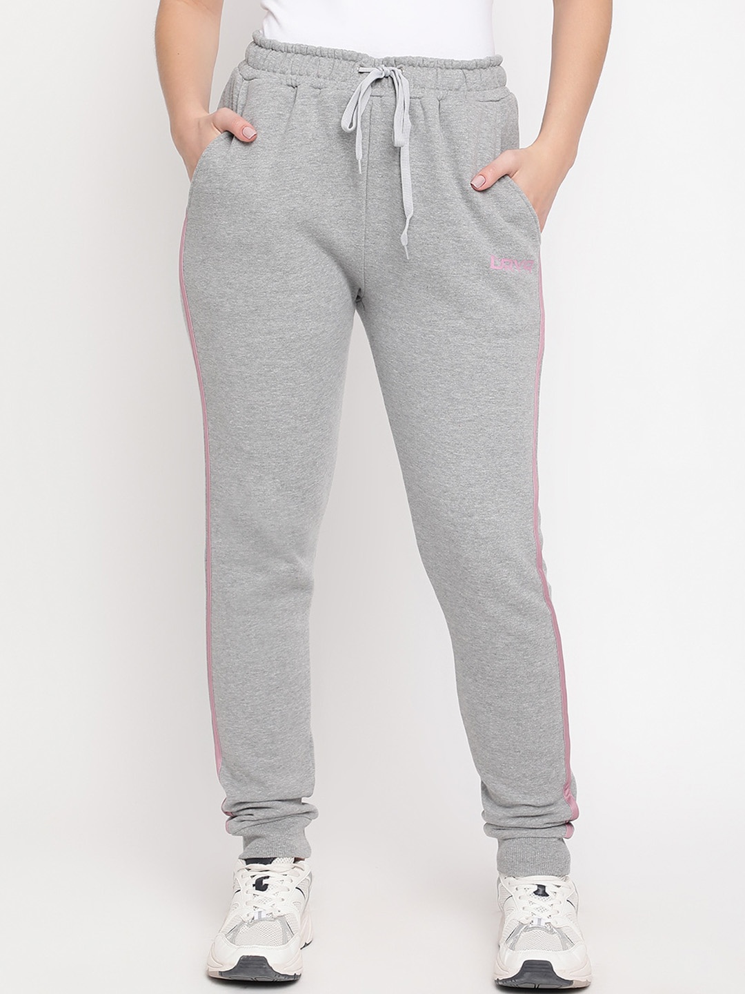 

DRYP EVOLUT Women Mid-Rise Joggers, Grey