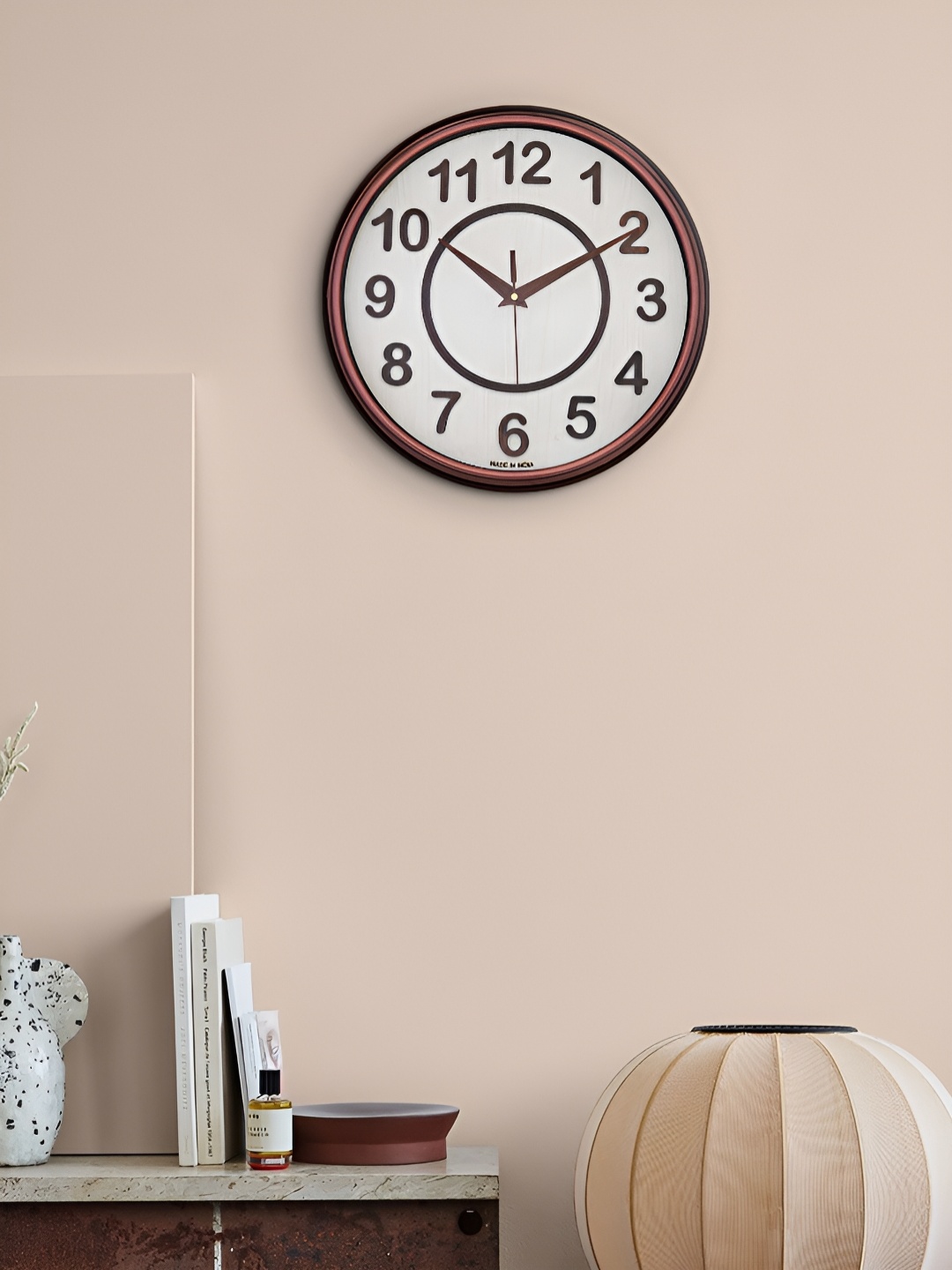 

Craft Smith Brown & Coffee Brown Traditional Wall Clock