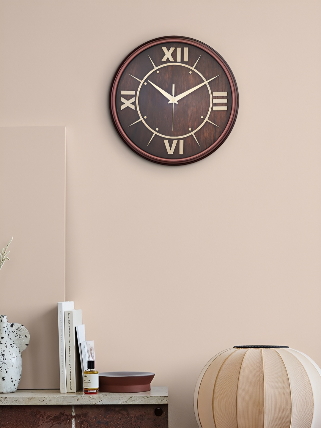

Craft Smith Brown & Beige Traditional Analogue Wall Clock