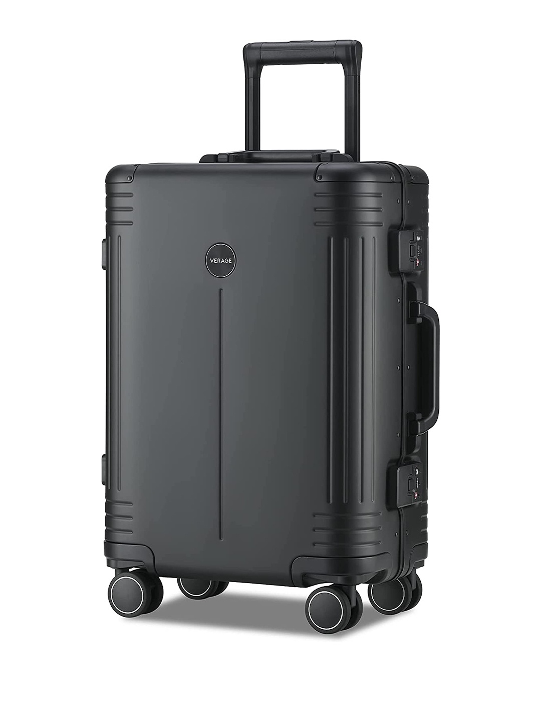 

VERAGE Birmingham Hard-Sided Cabin Trolley Bag - 36 L, Black