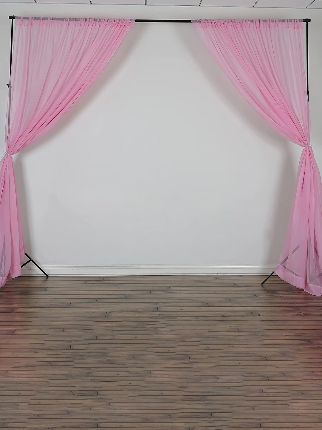 

Special You Pink 3 Pieces Tulle Sheer Curtain Backdrop For Birthday Decoration