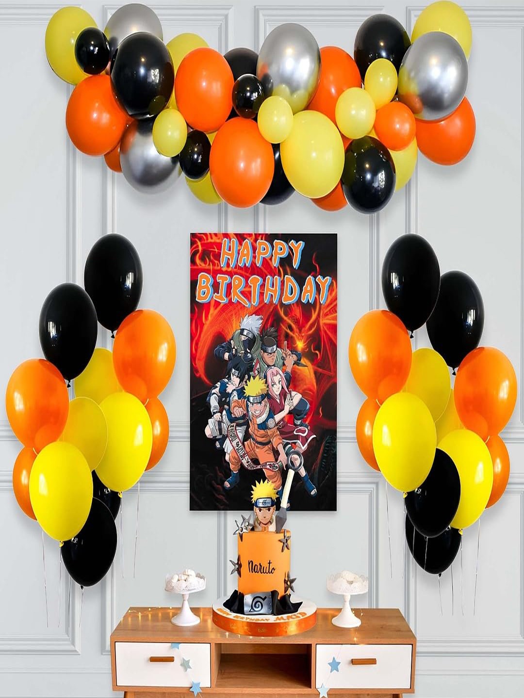 

Special You Naruto Theme Birthday Decoration Items, Orange