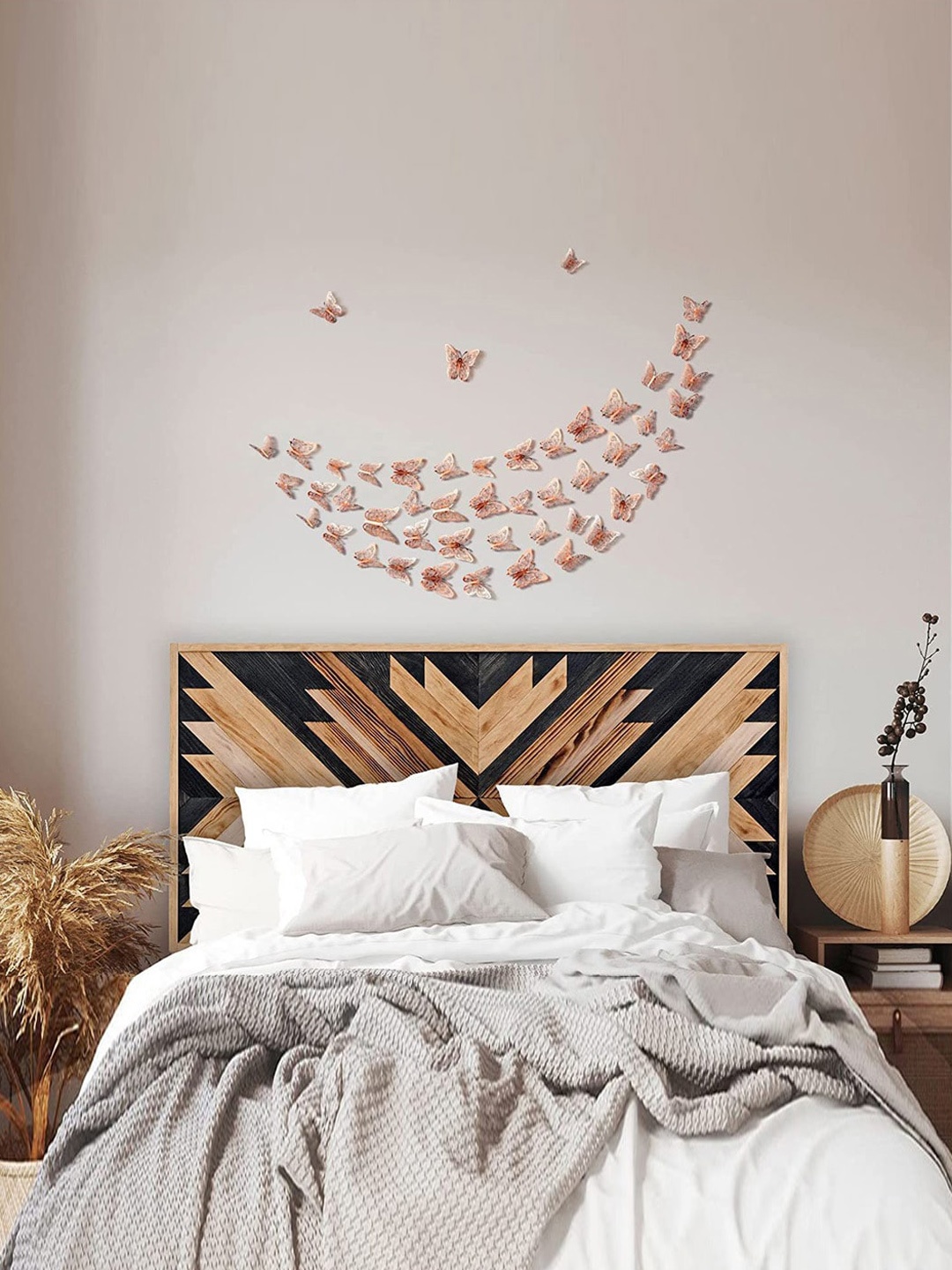 

Special You 12 Pieces 3D Metallic Butterfly Wall Decor, Rose gold