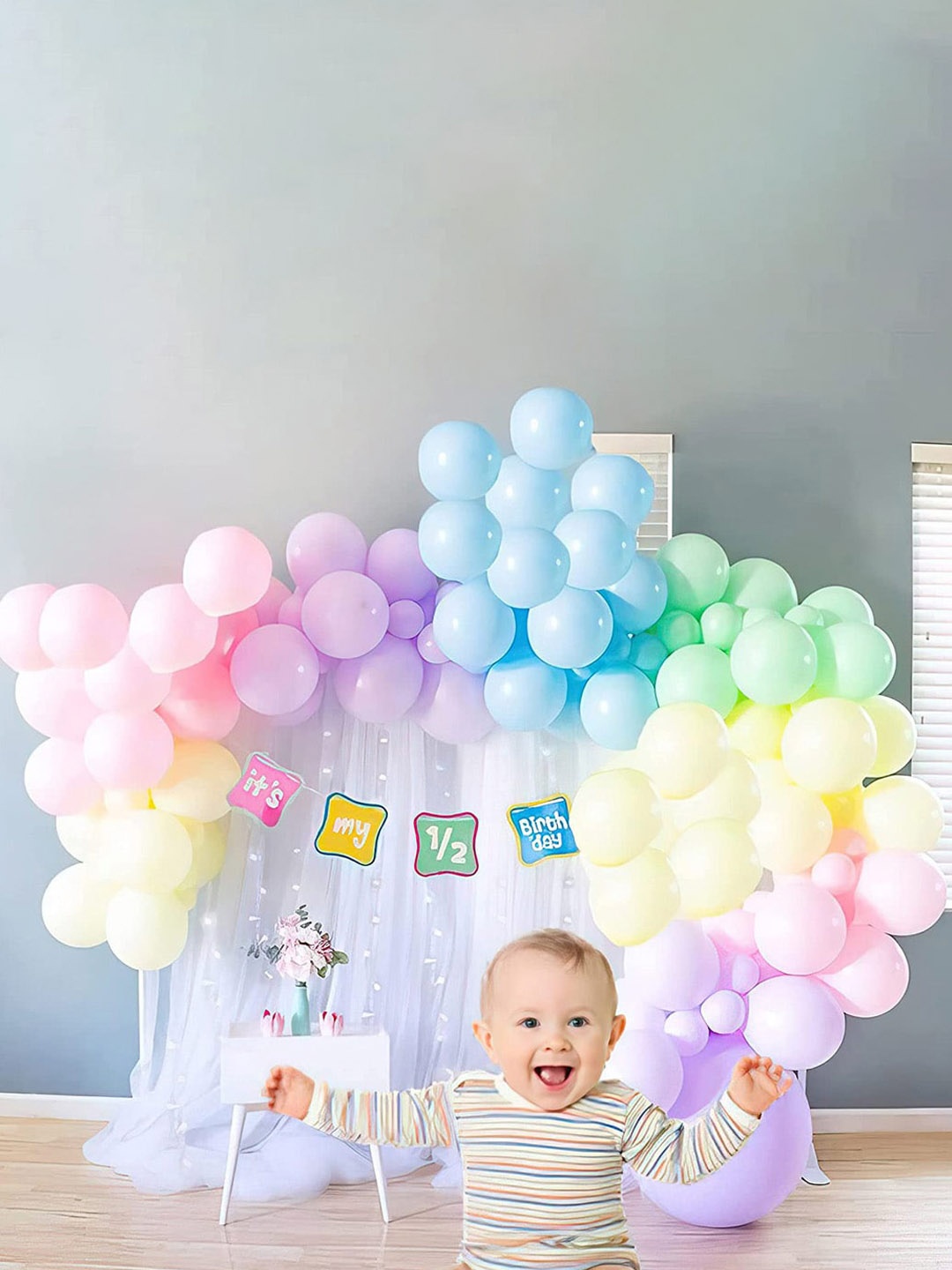 

Special You Kids 59 Pcs Pink & Purple Birthday Decor