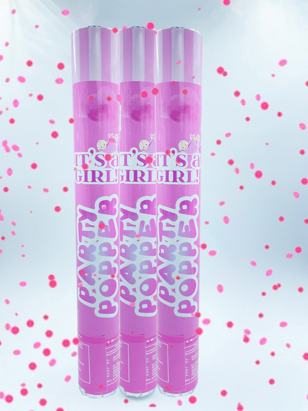 

Special You Pink 3 Pcs Printed Confetti Party Popper