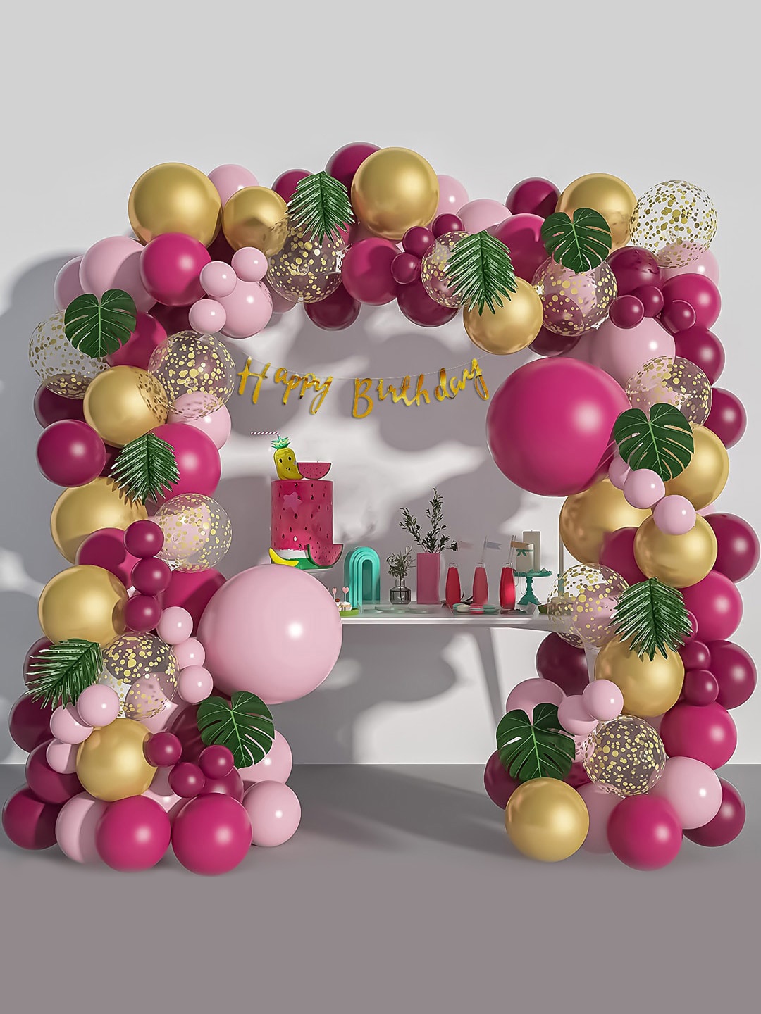 

Special You Burgundy & Pink 72 Pcs Birthday Decor