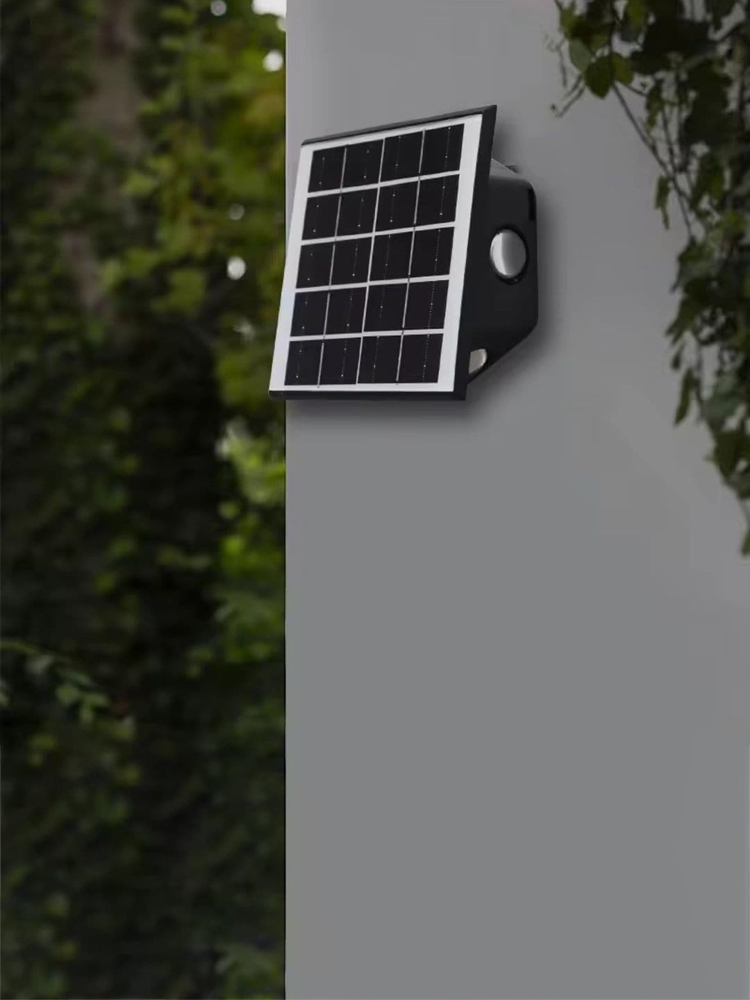 XERGY Yellow Outdoor Solar Powered Wall Garden Light