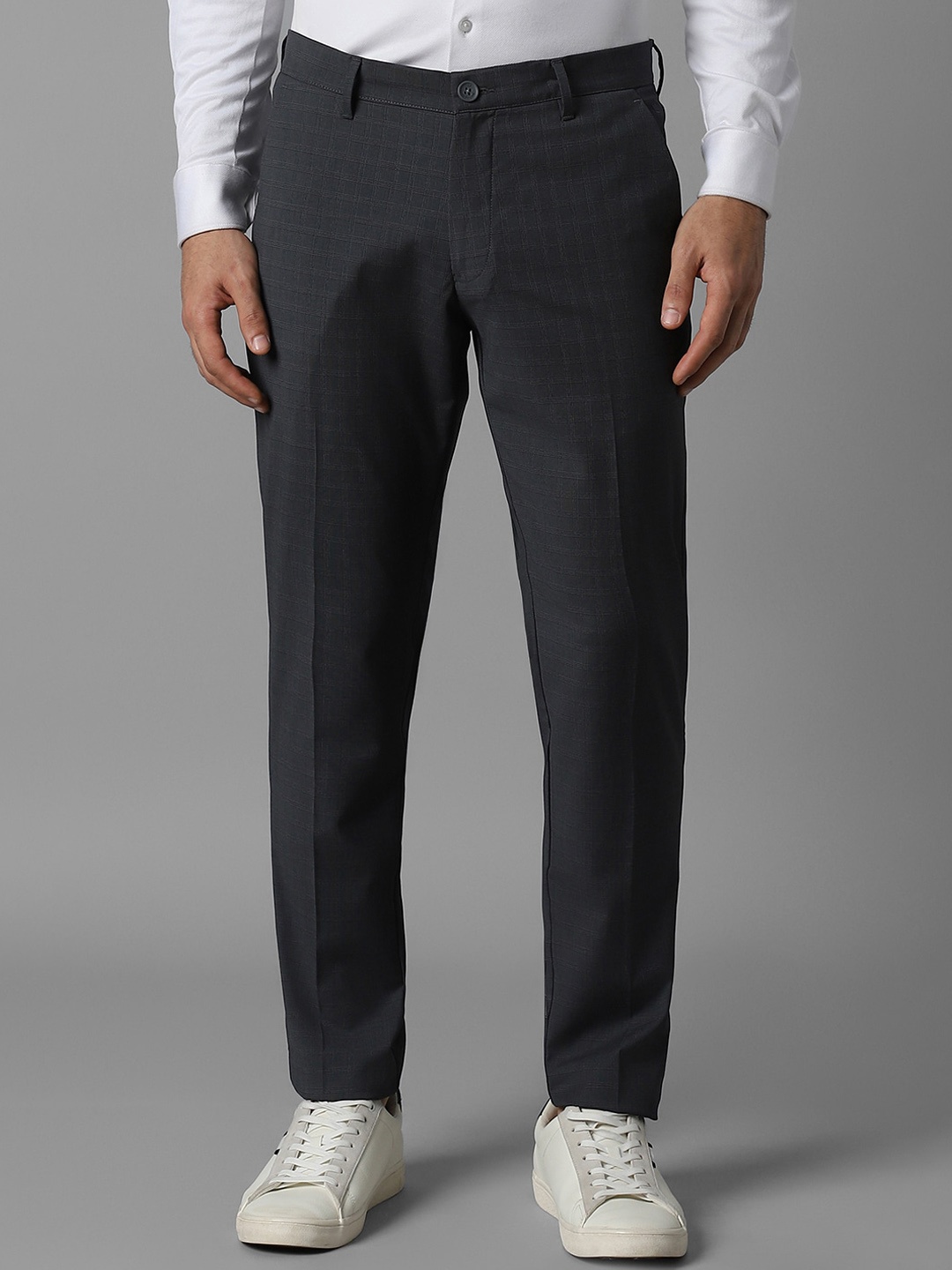 

Louis Philippe Sport Men Slim Fit Formal Trouser, Grey