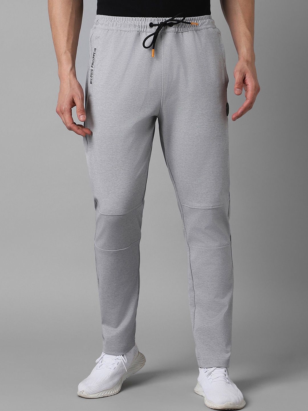 

Louis Philippe Men Pure Cotton Track Pants, Grey