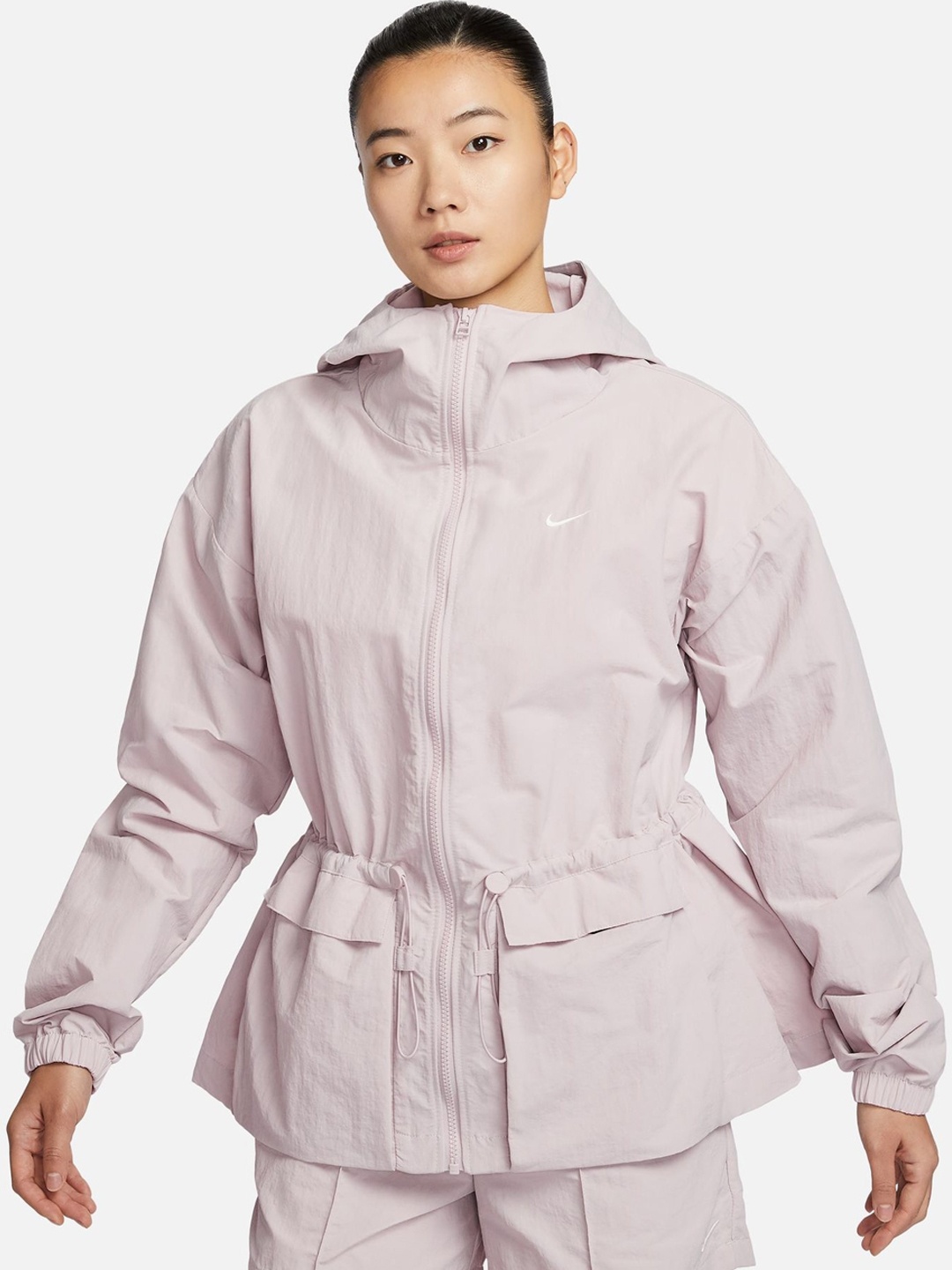 Nike Sportswear Everything Wovens Women's Oversized Hooded Jacket, Violet
