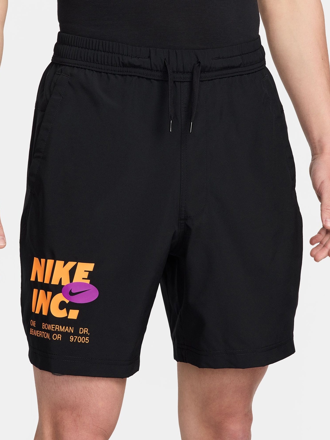 Nike Form Men's Dri-FIT 18cm (approx.) Unlined Fitness Shorts, Black