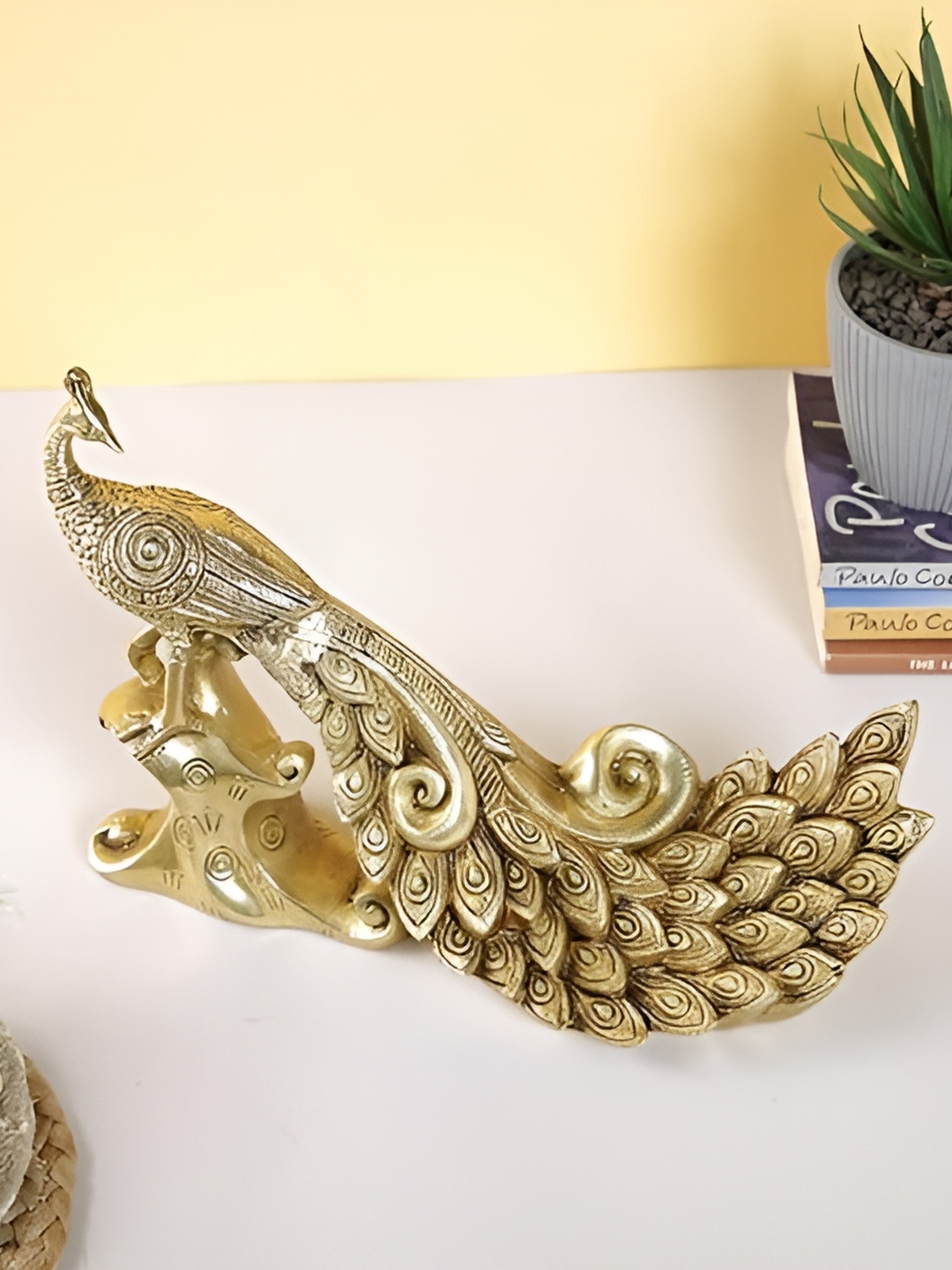

CraftVatika Gold-Toned Medium Figurine Showpiece