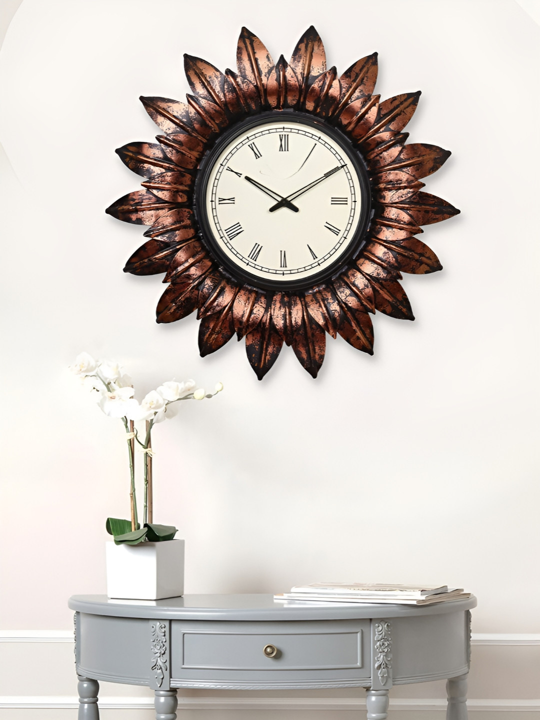 

Craft Smith Copper-Toned & Black Contemporary Wall Clock