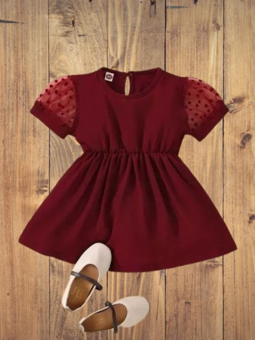 

BAESD Fit & Flare Dress, Maroon