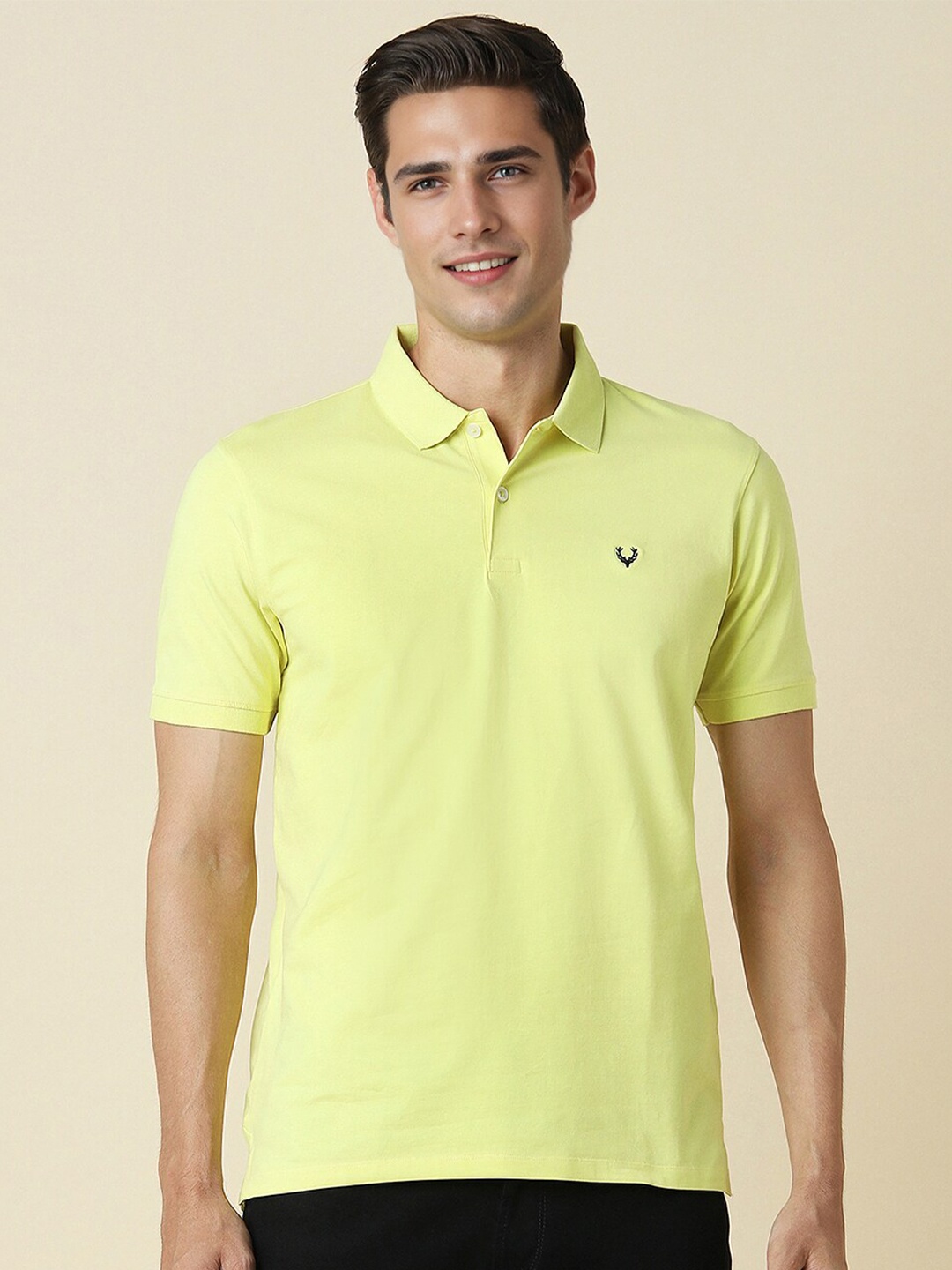 

Allen Solly Polo Collar Short Sleeves T-shirt, Green