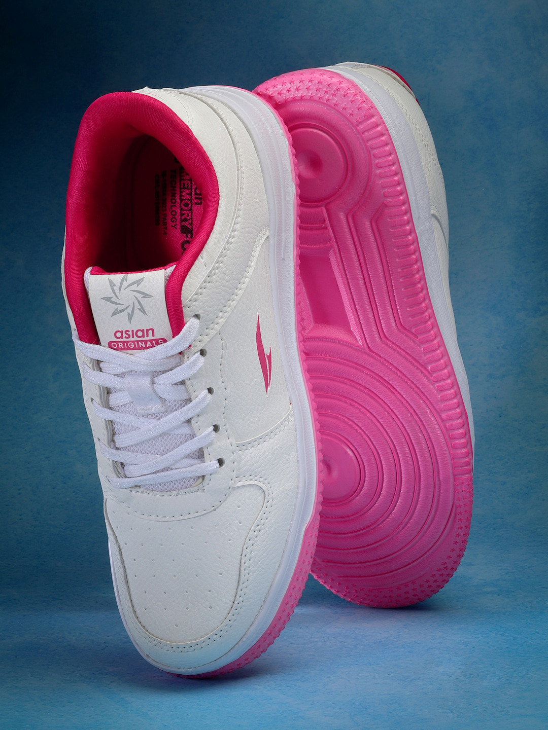 

ASIAN Women Textured Sneakers, White