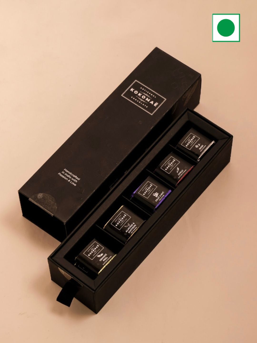 

Kokomae Artisanal Chocolate 5 Exciting Flavours containing 25 Delicious Bite-Sized, Assorted