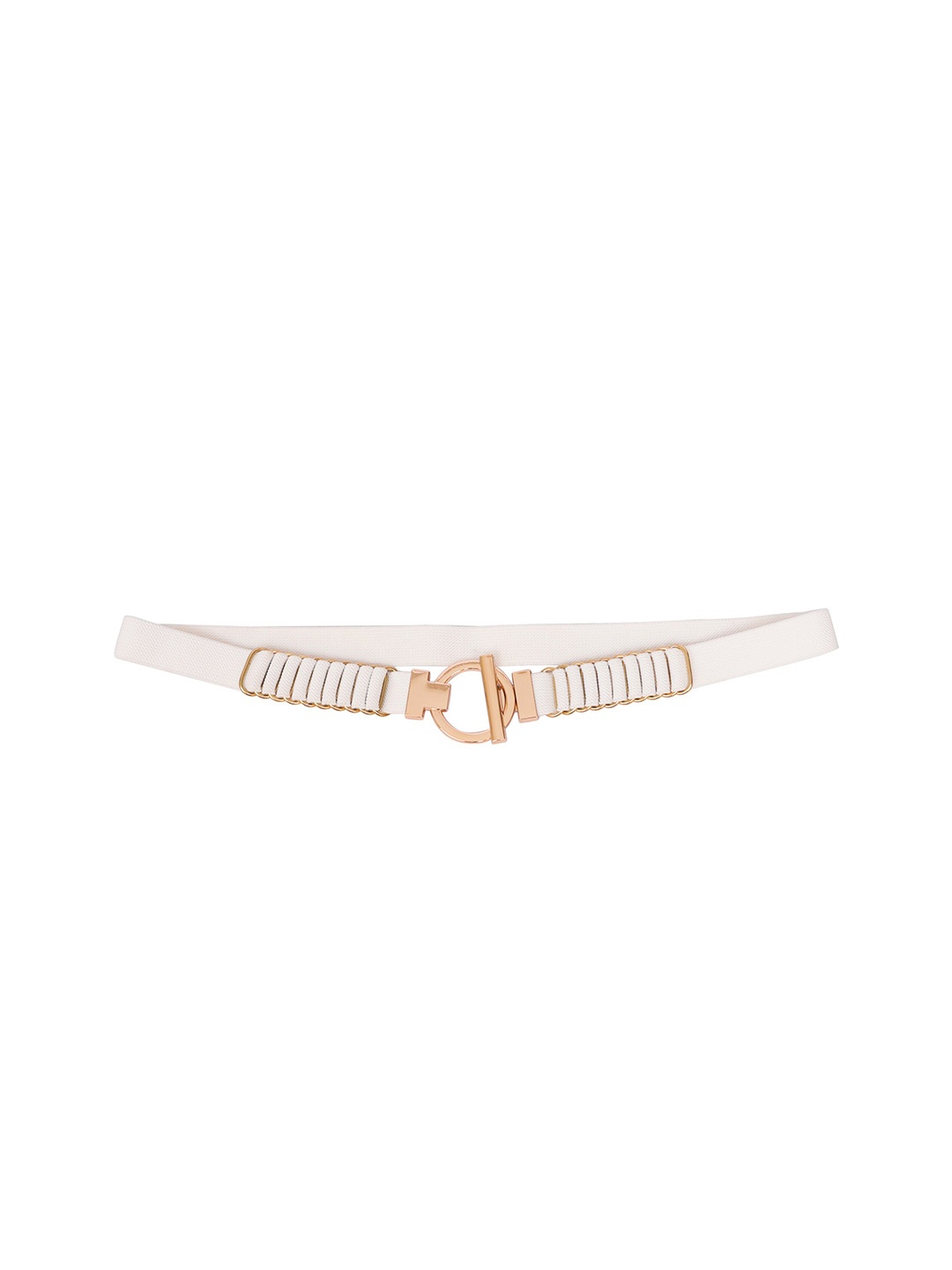 

REDHORNS Women Stretchable Belt, White