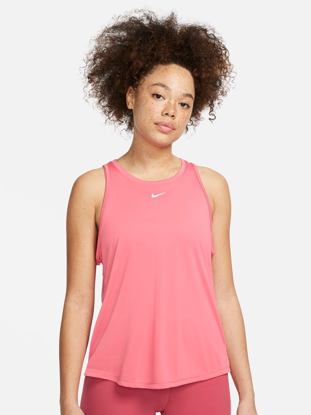 

Nike Dri-Fit One Women's Standard Fit Tank, Pink