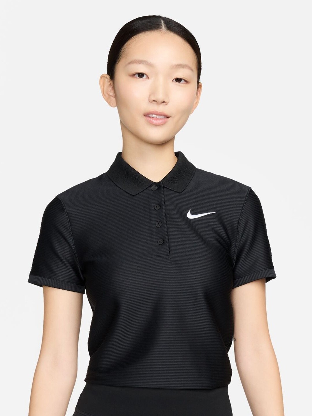 

Nike Victory Women's Dri-FIT Short-Sleeve Golf Polo, Black