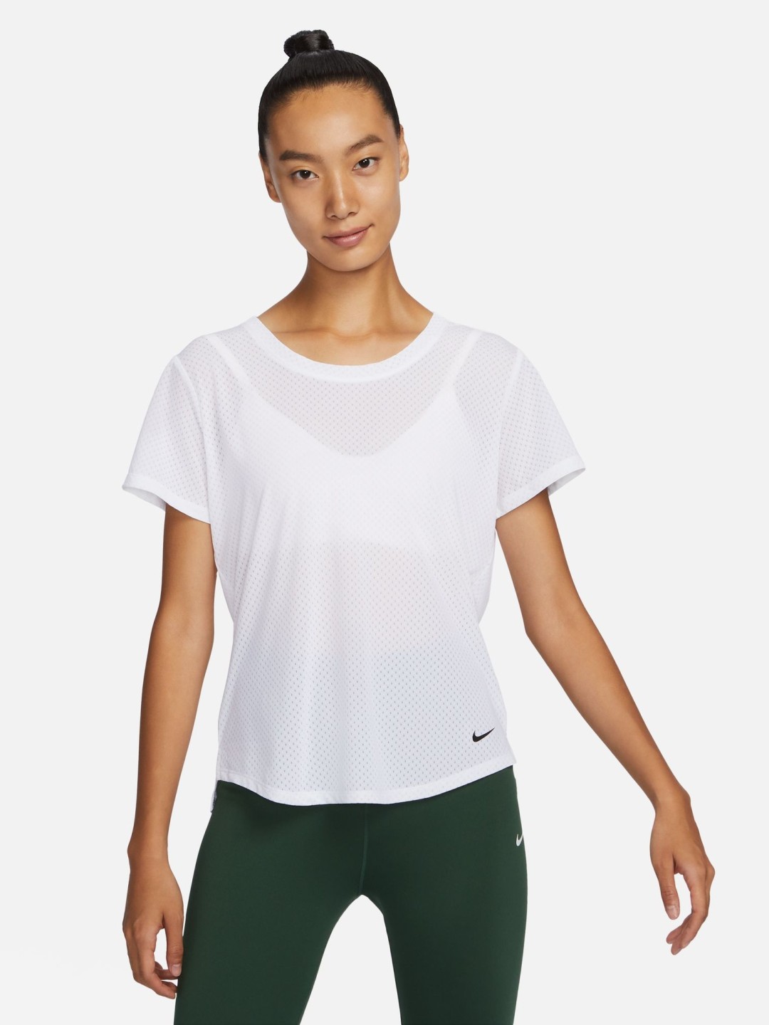

Nike Dri-FIT One Breathe Women's Short-Sleeve Top, White