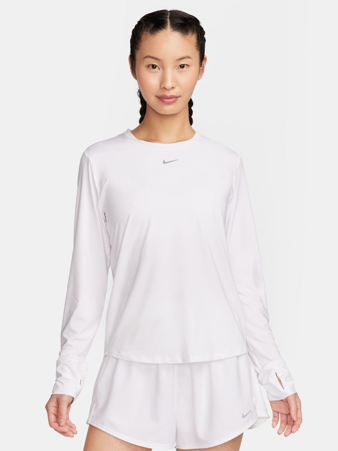 

Nike One Classic Women's Dri-FIT Long-Sleeve Top, White