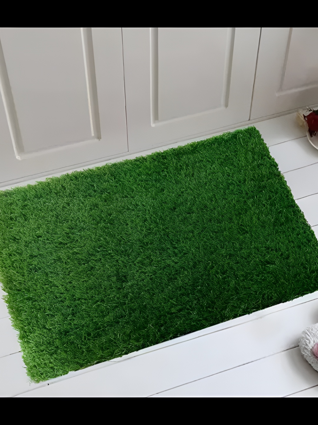 

Supreme Home Collective Green Artificial Grass Anti-Skid Doormat