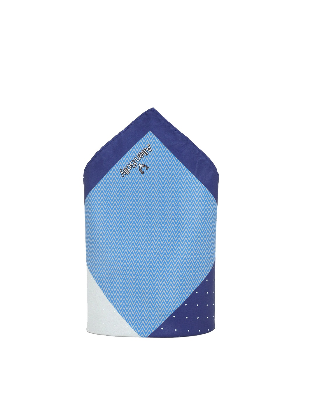 Allen Solly Men Printed Pocket Square, Blue