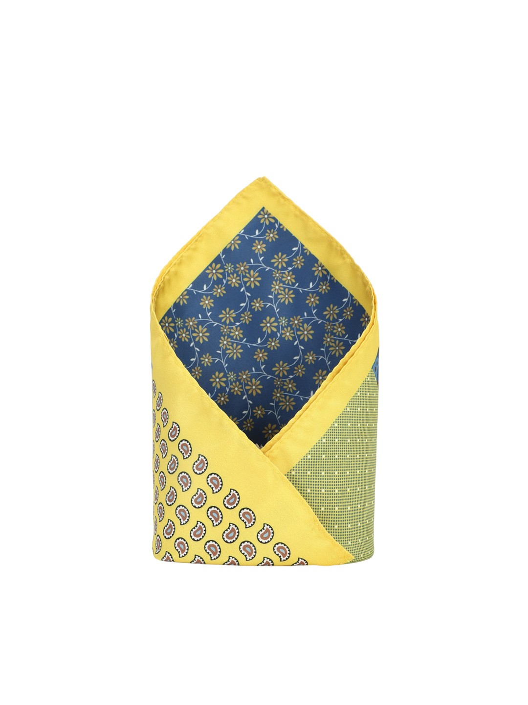 

Allen Solly Printed Pocket Square, Yellow
