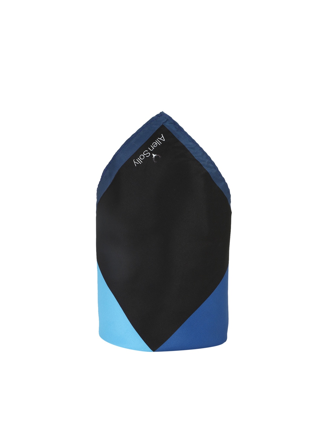 Allen Solly Colourblocked Pocket Square, Blue