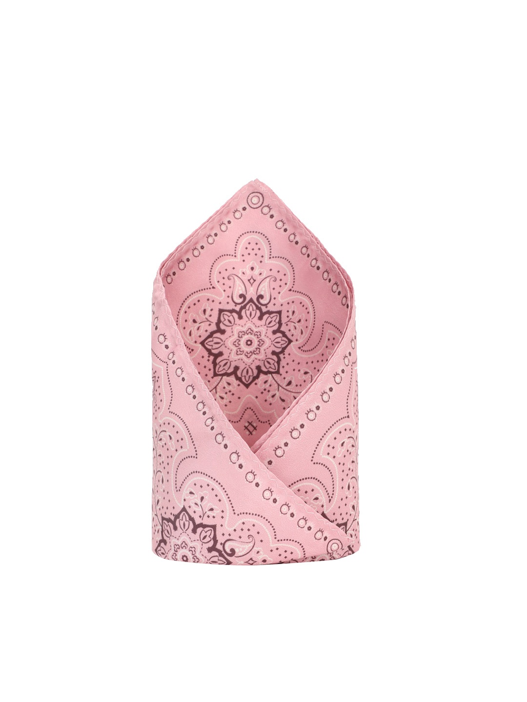 Allen Solly Floral Printed Pocket Square, Pink
