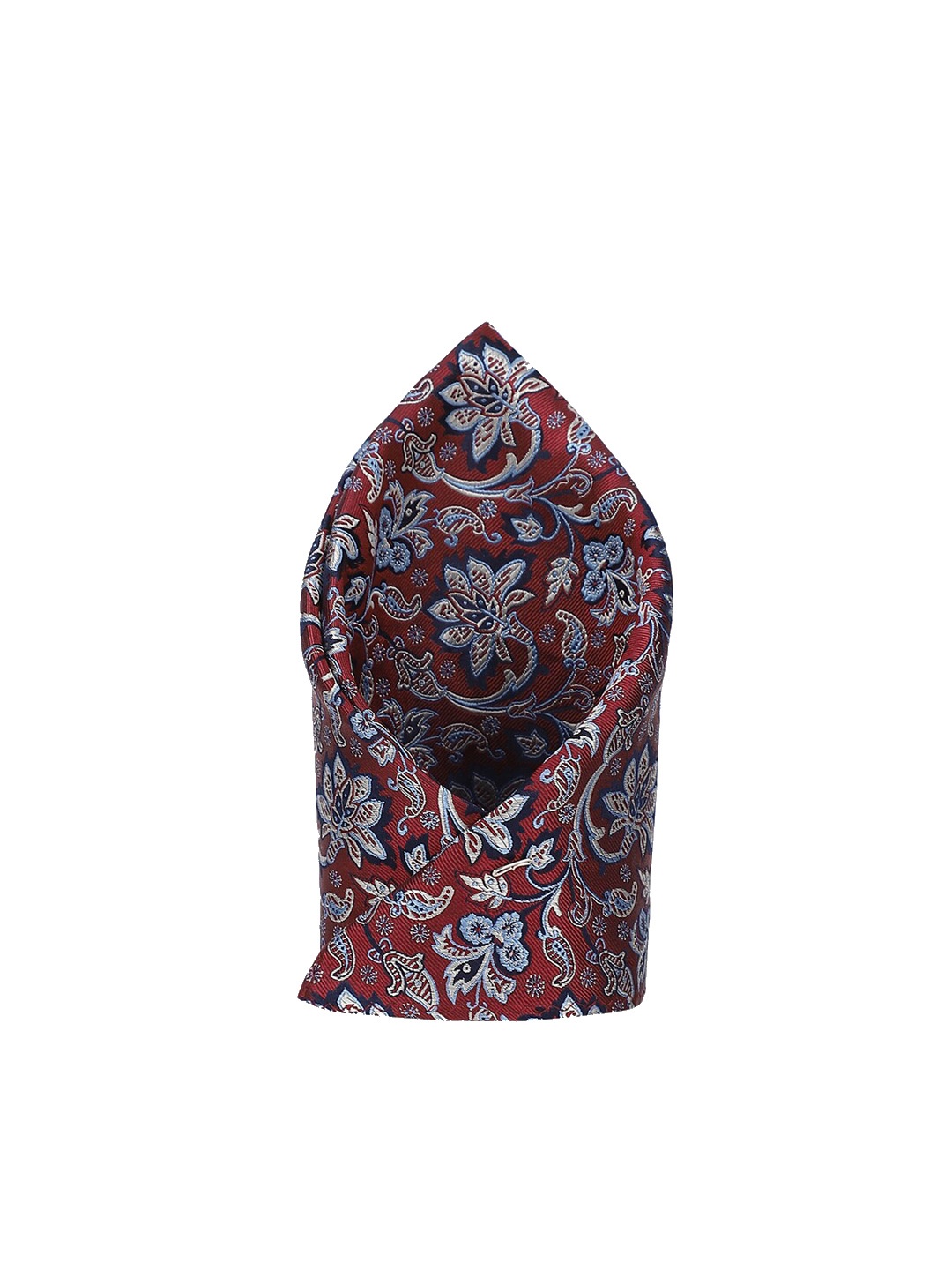 

Peter England Men Embroidered Pocket Squares, Maroon