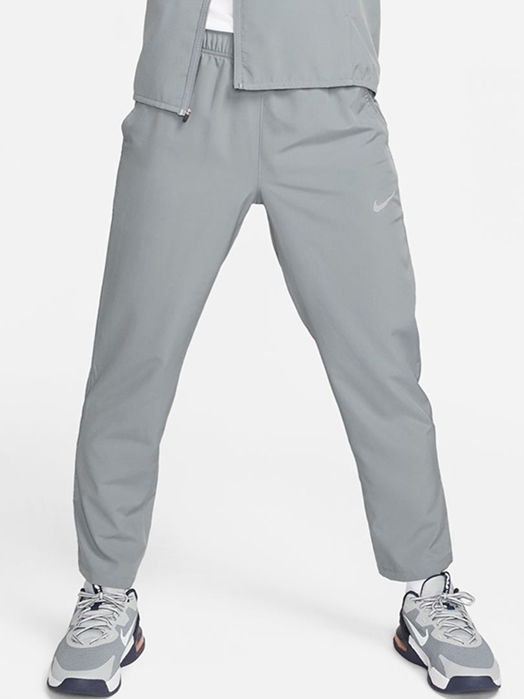 

Nike Form Men's Dri-FIT Open-Hem Versatile Trousers, Grey