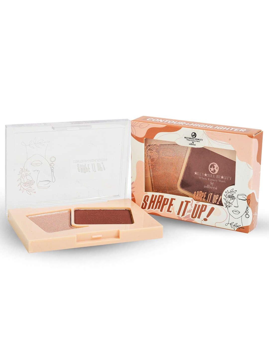 

Adbeni Shape It Up Contour & Highlighter 8g - Shade 03, Nude