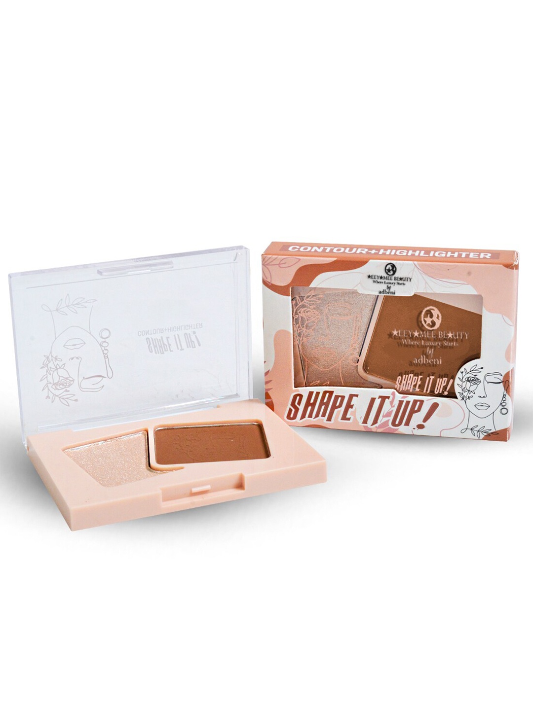 

Adbeni Shape It Up Contour & Highlighter 8g - Shade 02, Nude