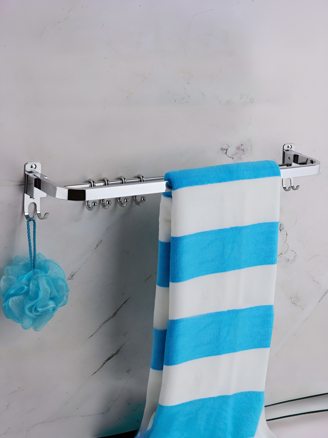 

Plantex Silver-Toned Stainless Steel Towel Holder