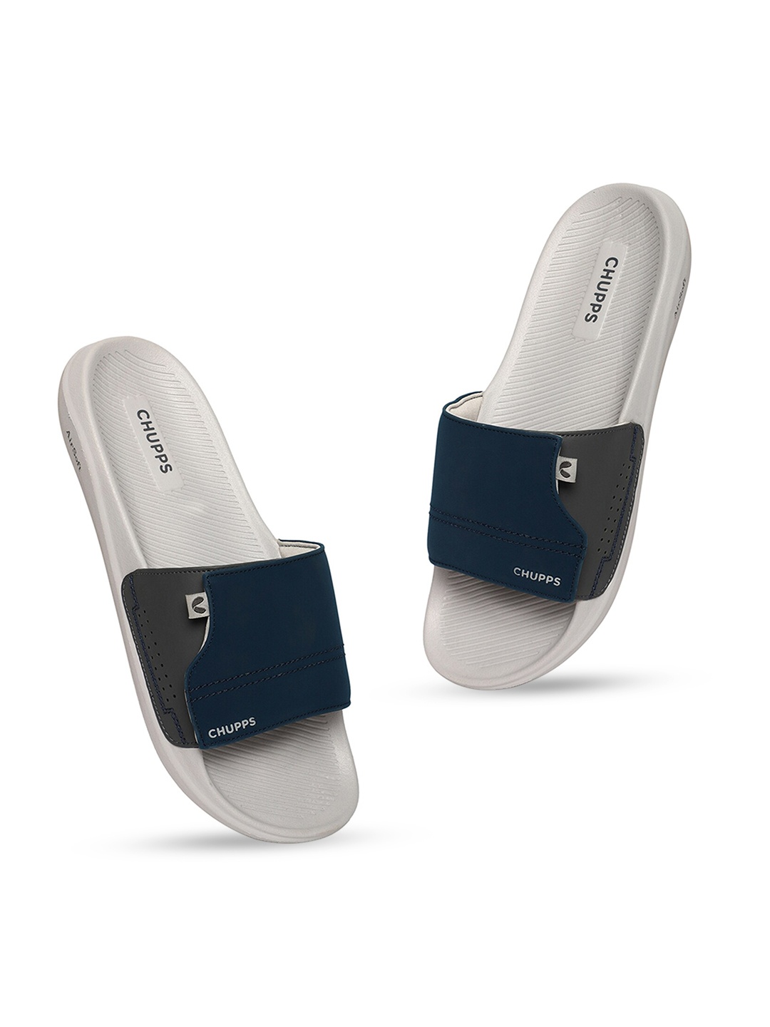 

CHUPPS Men Vapor AirSoft Comfort Sliders, Navy blue
