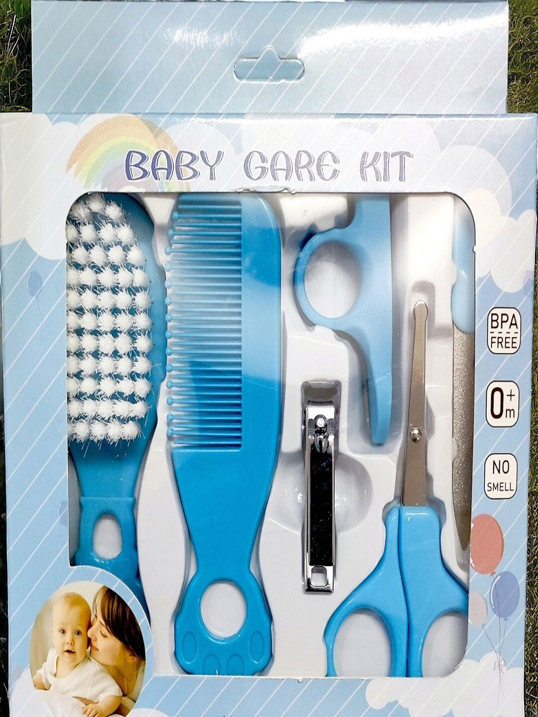 

BAESD Kids 6-Pcs Baby Nail Grooming, Blue