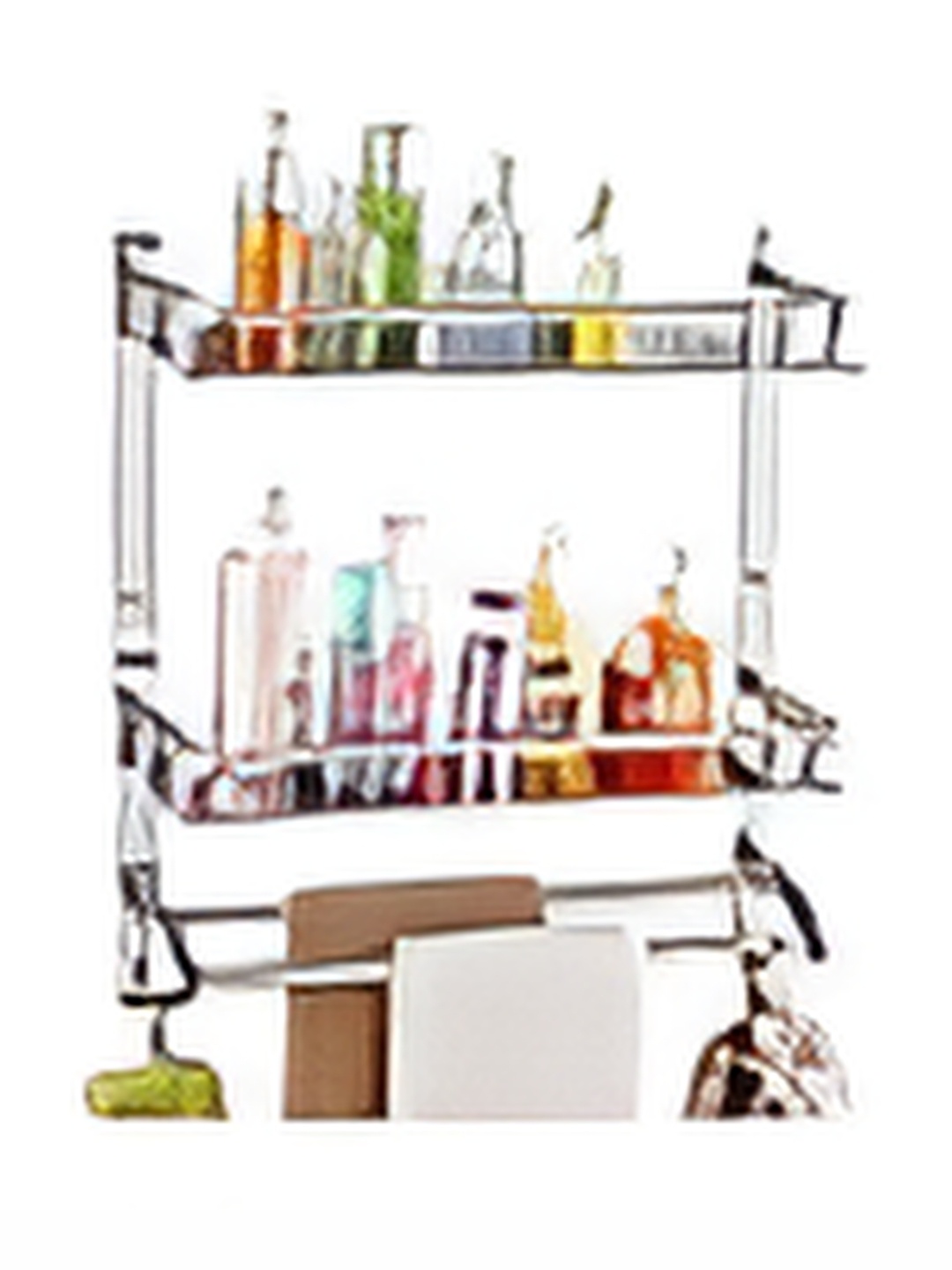 

Filox Silver-Toned Bathroom Caddy