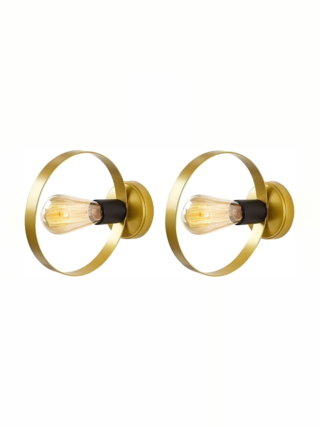 

Areezo Gold-Toned 2 Pcs Metal Wall Lamps