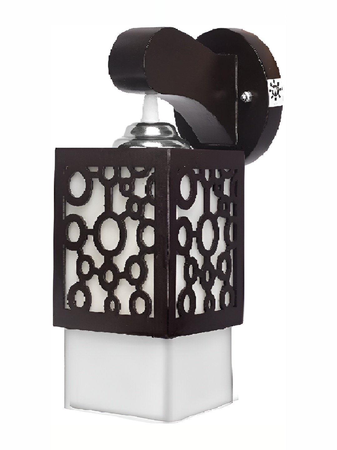 

Areezo Brown Textured Contemporary Wooden Wall Lamp