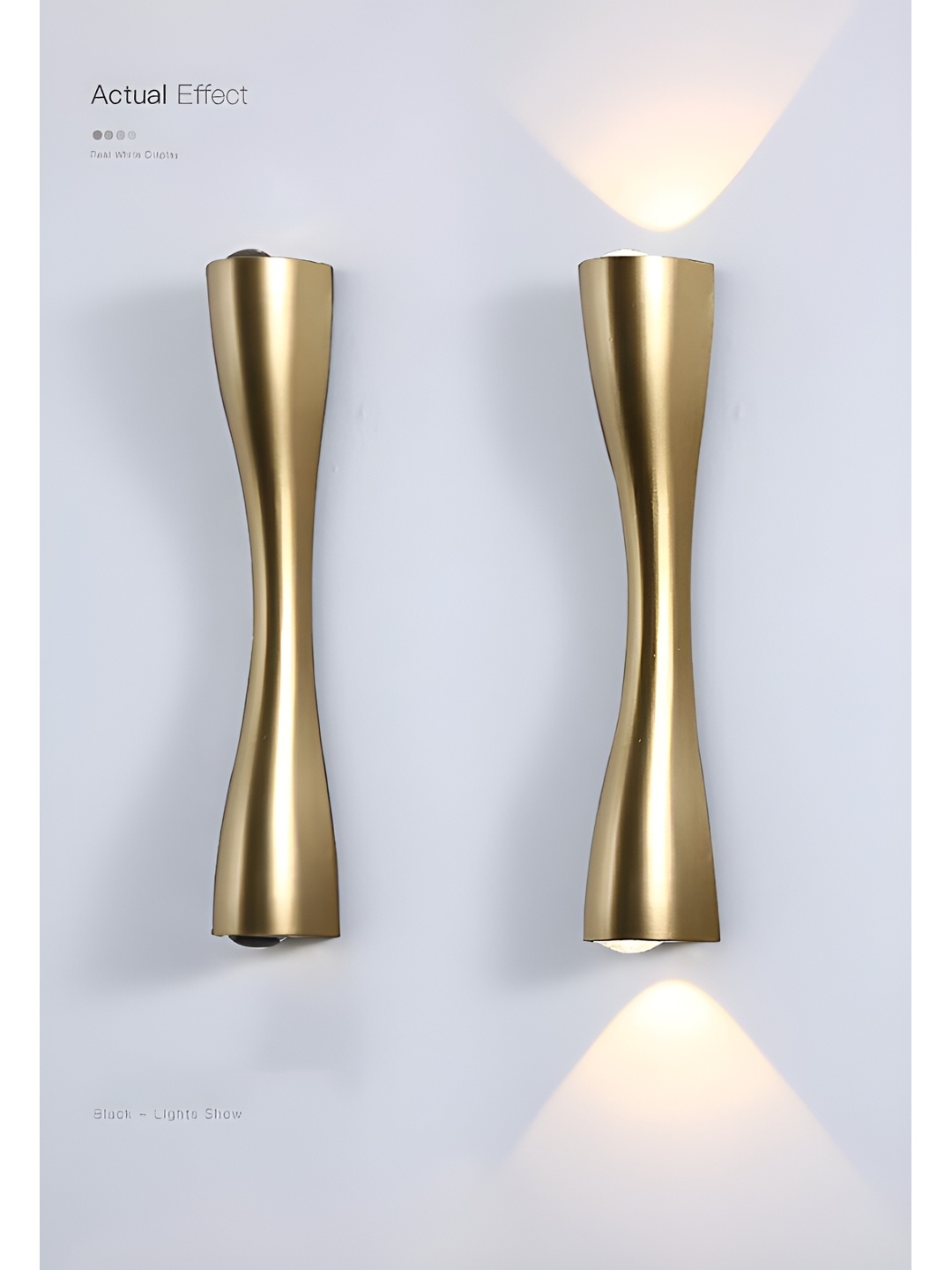 

Areezo Gold-Toned Aluminium Contemporary Wall Lamp