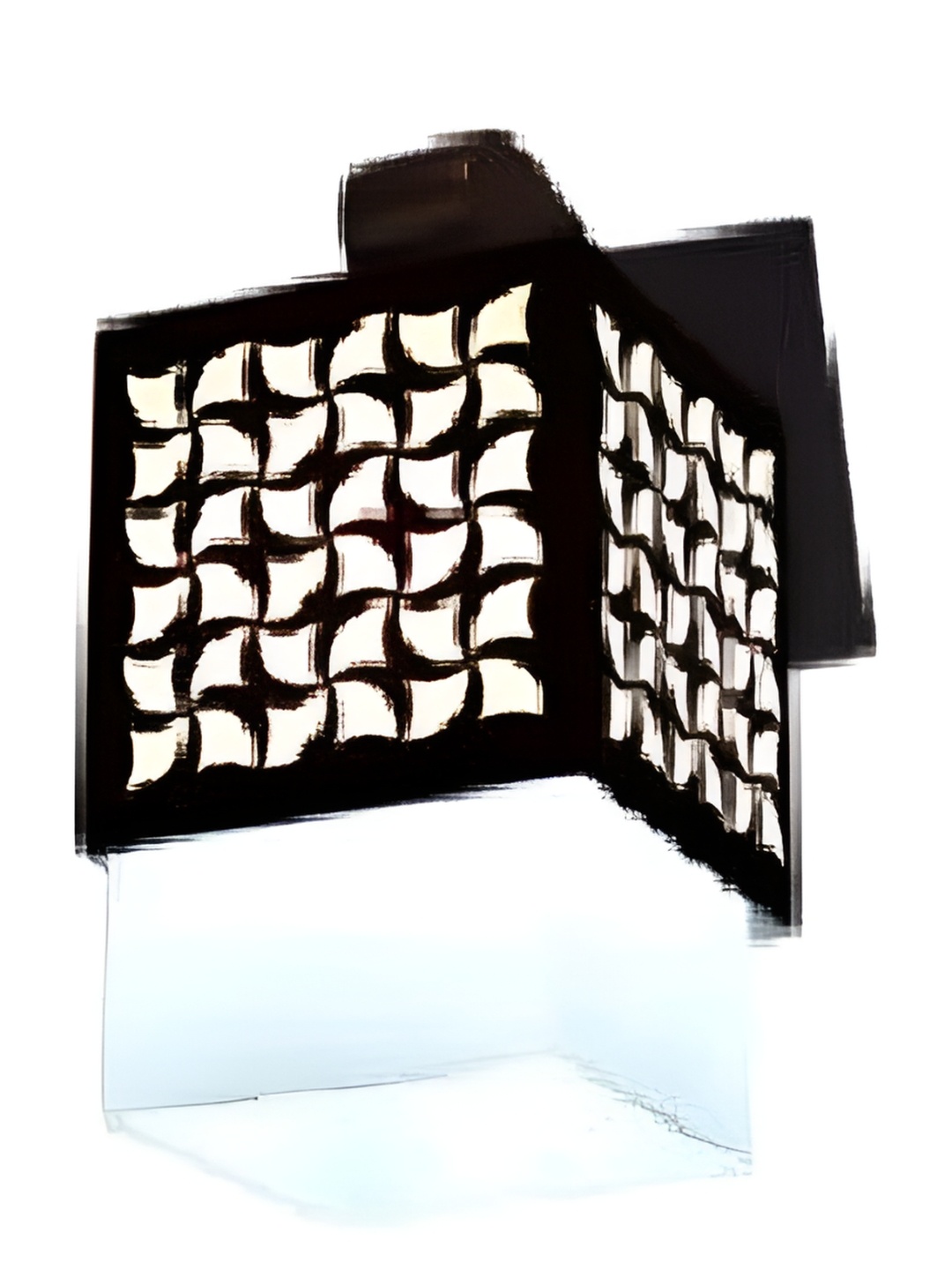 

Areezo Brown Wooden Wall Lamp
