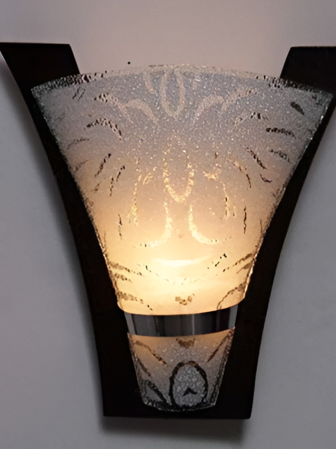 

Areezo Brown Glass Wall Lamp