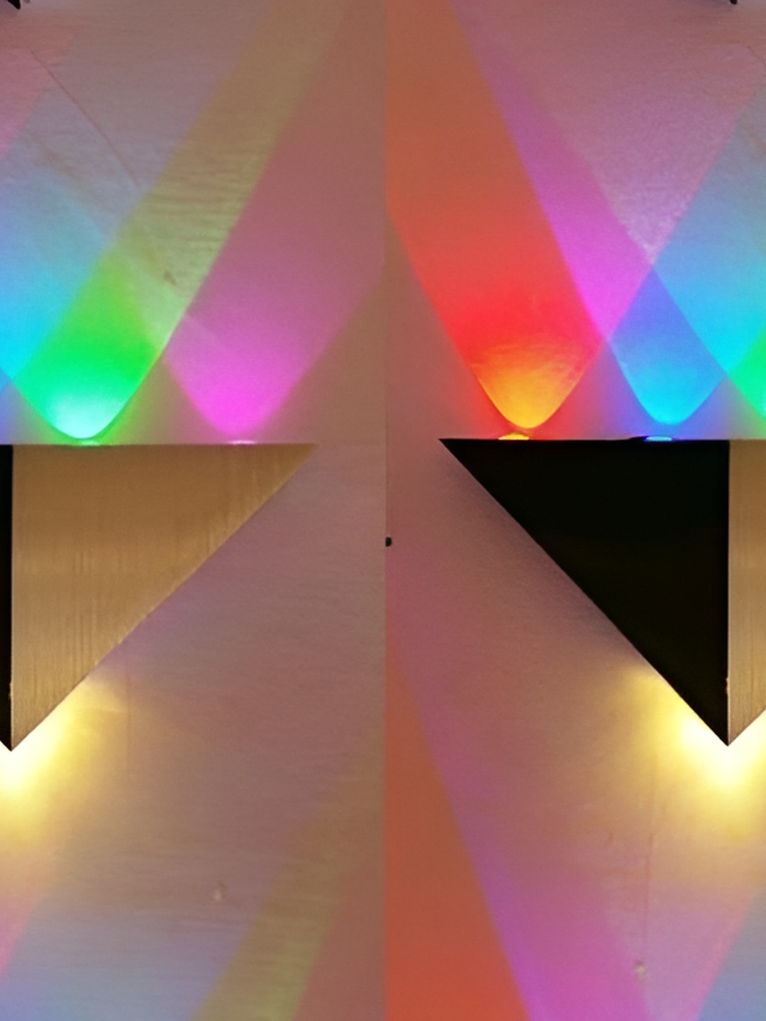 

Areezo Black 2 Pieces Aluminium Wall Lamp, Multi