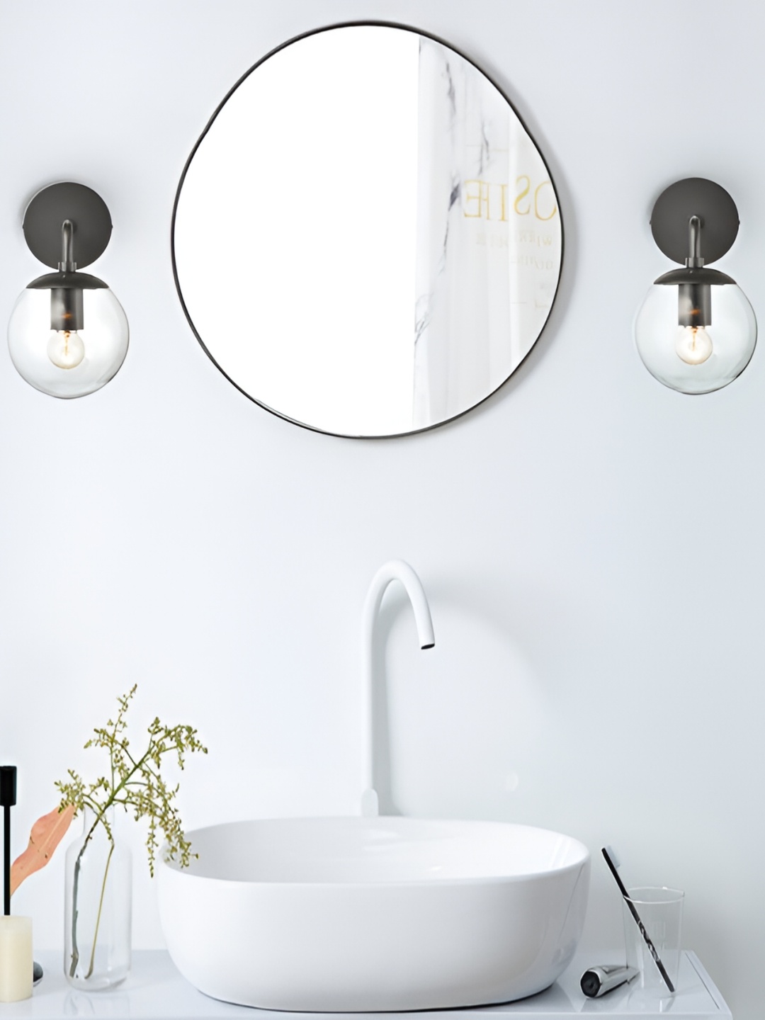 

Areezo Black 2 Pieces Metal Wall Lamps