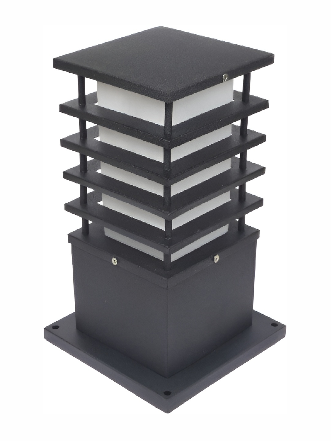 

Areezo Black & White Modern Designed Outdoor Gate Lamp