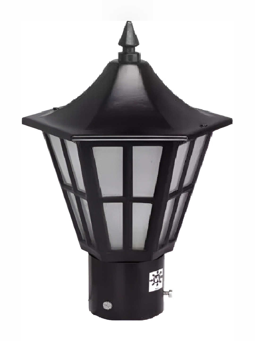 

Areezo Black & White Textured Outdoor Gate Lamp