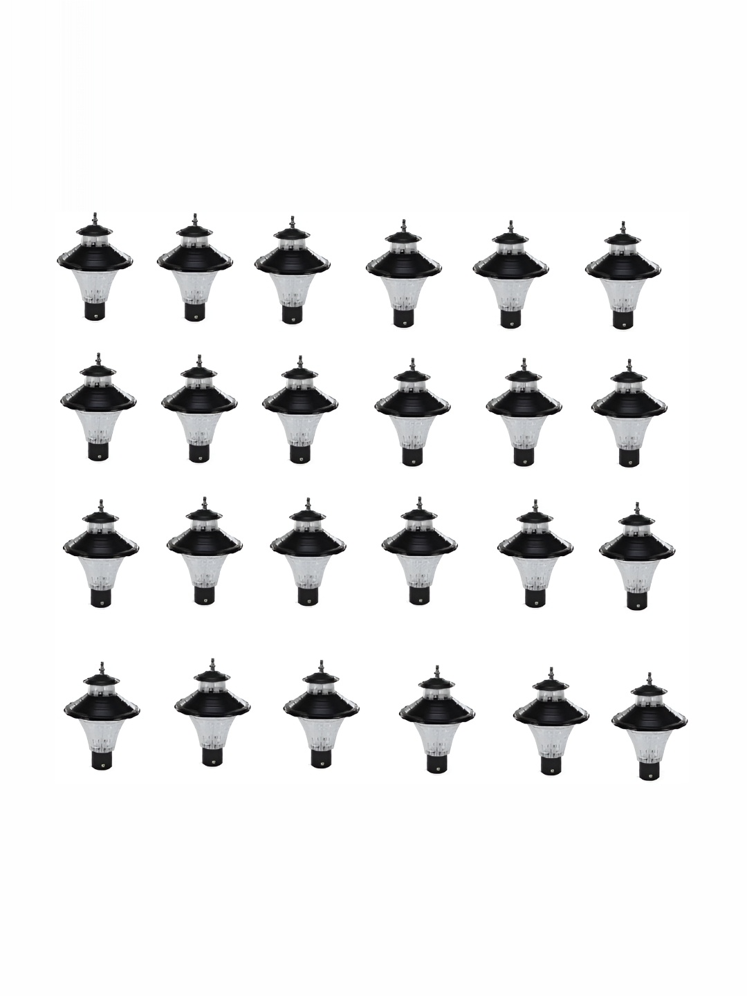 

Areezo 24-pcs Black Outdoor Gate Lamps