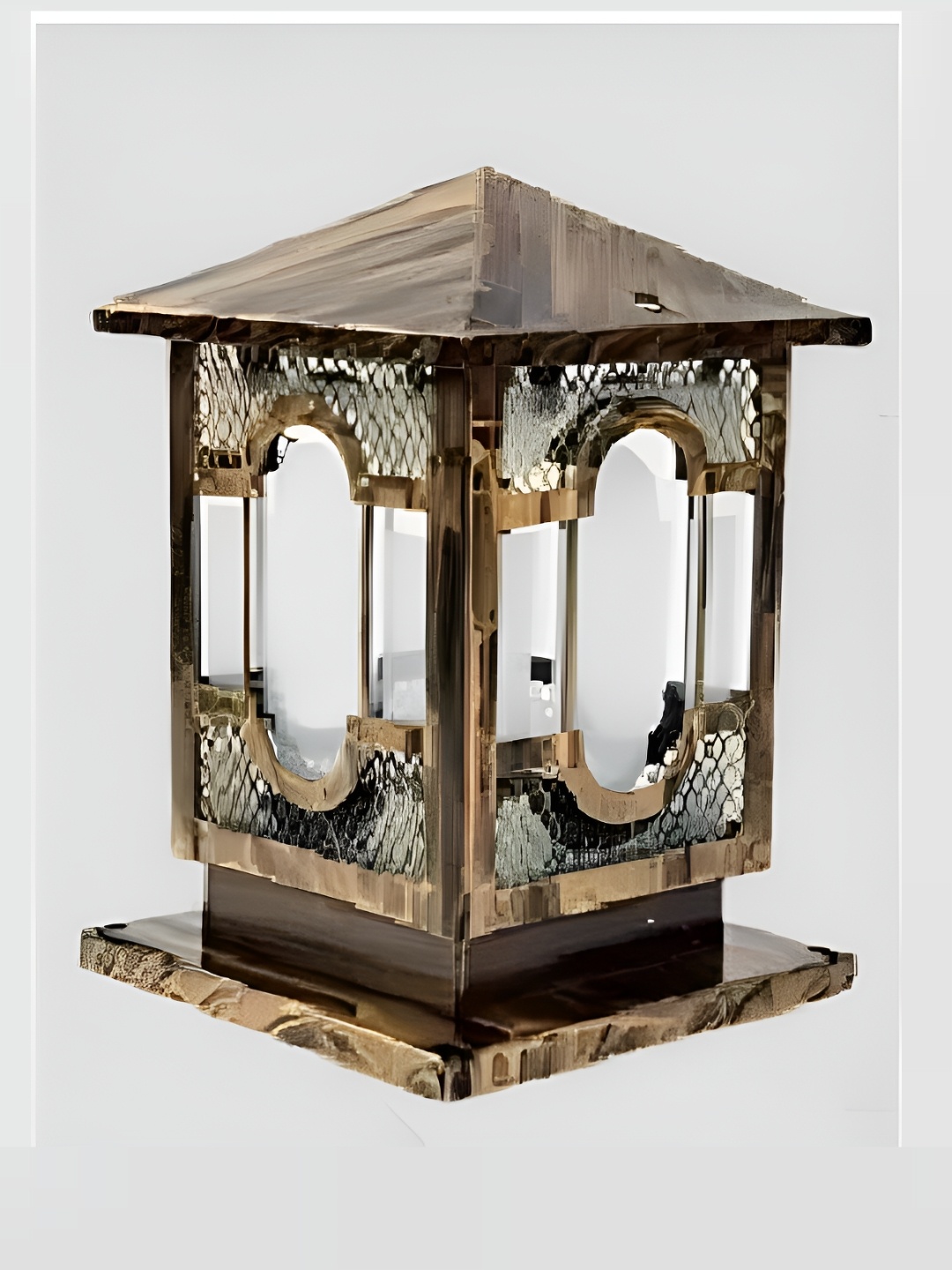 

Areezo Brown Antique Outdoor Gate Lamp